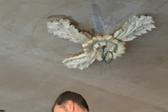 Ceiling Rose Removed, Cleaned & Restored