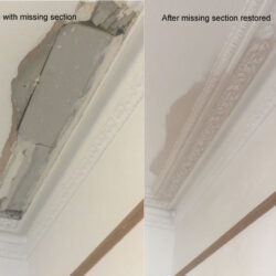 Plaster Cornice Repair in London